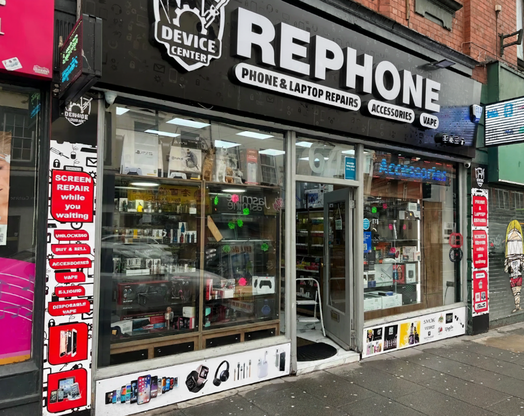Rephone store front on London Road, Liverpool